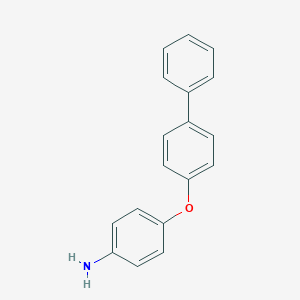 molecular formula C18H15NO B186178 4-(4-Phenylphenoxy)aniline CAS No. 6628-69-9