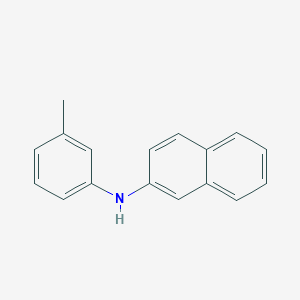 molecular formula C17H15N B186179 N-(3-methylphenyl)naphthalen-2-amine CAS No. 76783-57-8