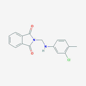 molecular formula C16H13ClN2O2 B186183 1h-Isoindole-1,3(2h)-dione, 2-[[(3-chloro-4-methylphenyl)amino]methyl]- CAS No. 84501-73-5