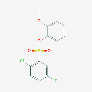 molecular formula C13H10Cl2O4S B186186 2-Methoxyphenyl 2,5-dichlorobenzenesulfonate CAS No. 88522-54-7