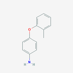 molecular formula C13H13NO B186193 4-(2-methylphenoxy)aniline CAS No. 56705-83-0