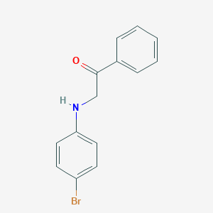2-(4-Bromoanilino)-1-phenyl-1-ethanone