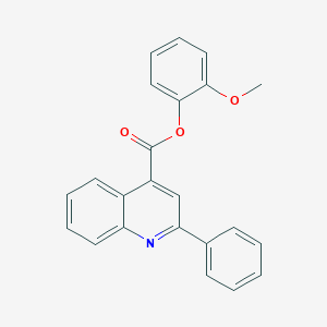 molecular formula C23H17NO3 B186219 Guaiacol cinchophenate CAS No. 60883-69-4