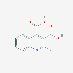 molecular formula C12H9NO4 B186223 2-Methylquinoline-3,4-dicarboxylic acid CAS No. 88344-65-4