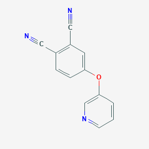 molecular formula C13H7N3O B186224 4-(Pyridin-3-yloxy)-phthalonitrile CAS No. 93485-73-5
