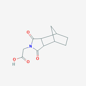 molecular formula C11H13NO4 B186227 (1,3-dioxooctahydro-2H-4,7-methanoisoindol-2-yl)acetic acid CAS No. 26785-97-7