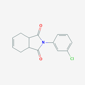 molecular formula C14H12ClNO2 B186229 2-(3-chlorophenyl)-3a,4,7,7a-tetrahydro-1H-isoindole-1,3(2H)-dione CAS No. 19849-16-2