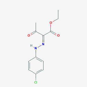 molecular formula C12H13ClN2O3 B186232 ethyl (2E)-2-[(4-chlorophenyl)hydrazinylidene]-3-oxobutanoate CAS No. 18794-97-3