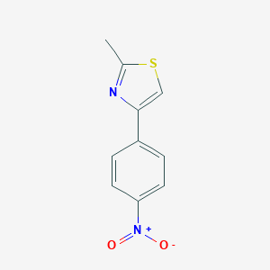 molecular formula C10H8N2O2S B186236 2-Methyl-4-(4-nitrophenyl)thiazole CAS No. 33102-81-7