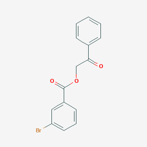 molecular formula C15H11BrO3 B186237 Phenacyl 3-bromobenzoate CAS No. 55153-27-0