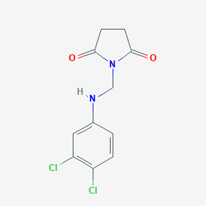 molecular formula C11H10Cl2N2O2 B186238 1-[(3,4-Dichloro-phenylamino)-methyl]-pyrrolidine-2,5-dione CAS No. 5303-32-2