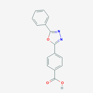molecular formula C15H10N2O3 B186239 4-(5-Phenyl-1,3,4-oxadiazol-2-yl)benzoic acid CAS No. 85292-45-1
