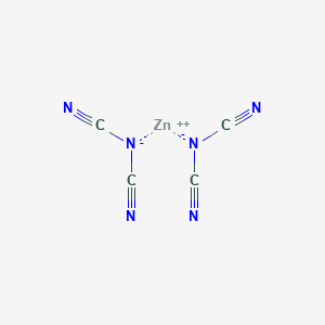 molecular formula C4N6Zn B186246 Zinc bis(cyanocyanamidate) CAS No. 18622-28-1