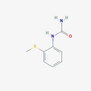 molecular formula C8H10N2OS B186247 n-[2-(Methylthio)phenyl]urea CAS No. 90007-01-5