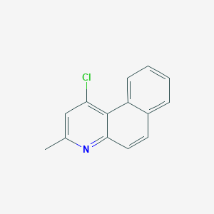 molecular formula C14H10ClN B186255 1-Chloro-3-methylbenzo[f]quinoline CAS No. 61773-02-2