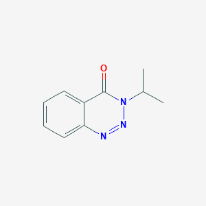 molecular formula C10H11N3O B186259 3-Isopropyl-1,2,3-benzotriazin-4(3H)-one CAS No. 10001-54-4