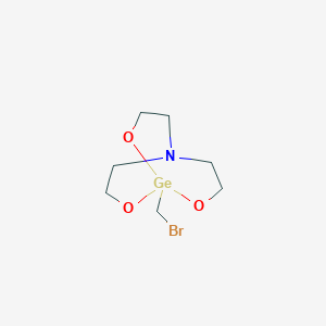 2,8,9-Trioxa-5-aza-1-germabicyclo(3.3.3)undecane, 1-(bromomethyl)-