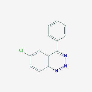 molecular formula C13H8ClN3 B186262 6-Chloro-4-phenyl-1,2,3-benzotriazine CAS No. 54893-18-4