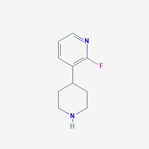 molecular formula C10H13FN2 B186270 2-Fluoro-3-(piperidin-4-YL)pyridine CAS No. 161610-12-4