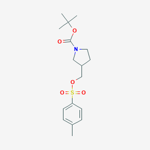molecular formula C17H25NO5S B186296 叔丁基 3-((甲苯磺酰氧基)甲基)吡咯烷-1-羧酸酯 CAS No. 114214-70-9