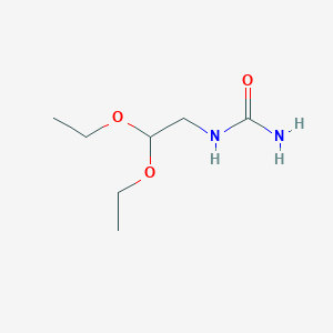 molecular formula C7H16N2O3 B186298 Urea, (2,2-diethoxyethyl)- CAS No. 80049-53-2