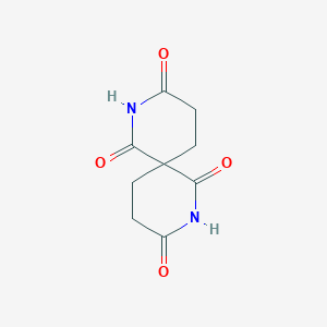 molecular formula C9H10N2O4 B186299 2,8-Diazaspiro[5.5]undecane-1,3,7,9-tetrone CAS No. 5407-94-3
