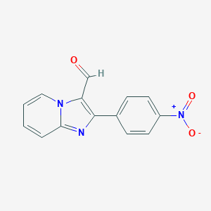molecular formula C14H9N3O3 B186301 2-(4-Nitrophenyl)imidazo[1,2-a]pyridine-3-carbaldehyde CAS No. 817172-44-4