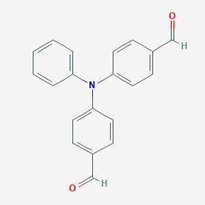 molecular formula C20H15NO2 B186303 双(4-甲醛基苯基)苯胺 CAS No. 53566-95-3