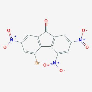 molecular formula C13H4BrN3O7 B186304 4-Bromo-2,5,7-trinitro-9h-fluoren-9-one CAS No. 903-53-7