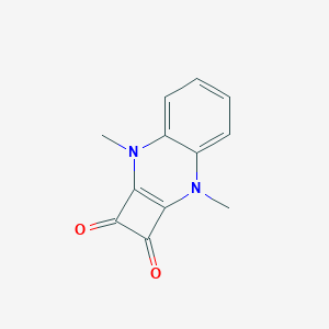 molecular formula C12H10N2O2 B186306 Cyclobuta(b)quinoxaline-1,2-dione, 3,8-dihydro-3,8-dimethyl- CAS No. 33527-99-0