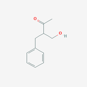molecular formula C11H14O2 B186308 3-苄基-4-羟基丁酮 CAS No. 127841-27-4