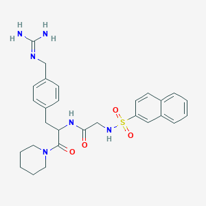 N(alpha)-(2-Naphthylsulfonylglycyl)-4-guanidinomethylphenylalaninepiperidide