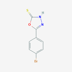 molecular formula C8H5BrN2OS B186311 5-(4-Bromophenyl)-1,3,4-oxadiazole-2-thiol CAS No. 41421-19-6