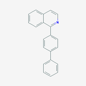 molecular formula C21H15N B186315 1-(4-Phenylphenyl)isoquinoline CAS No. 110746-63-9