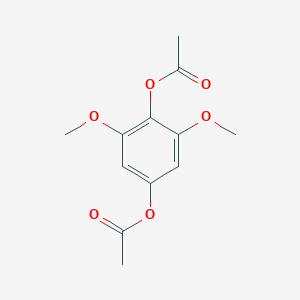 B186322 (4-Acetyloxy-3,5-dimethoxyphenyl) acetate CAS No. 7702-17-2
