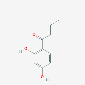 molecular formula C11H14O3 B186323 1-(2,4-Dihydroxyphenyl)-1-pentanone CAS No. 15116-13-9