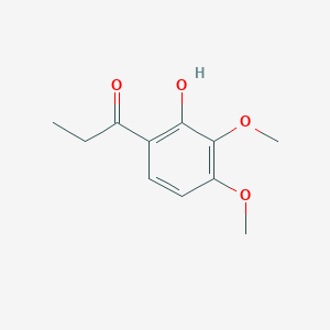 molecular formula C11H14O4 B186324 1-(2-Hydroxy-3,4-dimethoxyphenyl)propan-1-one CAS No. 61948-26-3