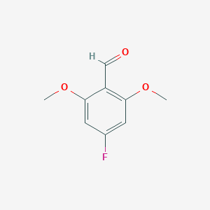 molecular formula C9H9FO3 B186325 4-氟-2,6-二甲氧基苯甲醛 CAS No. 139549-11-4