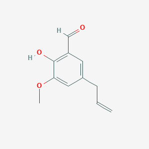 molecular formula C11H12O3 B186328 5-Allyl-2-hydroxy-3-methoxybenzaldehyde CAS No. 22934-51-6