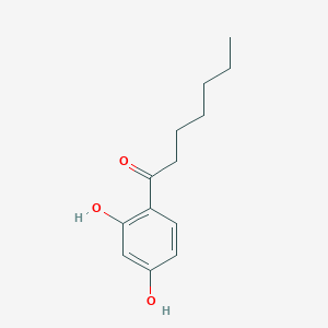 molecular formula C13H18O3 B186329 1-(2,4-Dihydroxyphenyl)-1-heptanone CAS No. 27883-47-2