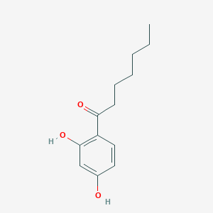 molecular formula C13H18O3 B186329 1-(2,4-Dihydroxyphenyl)heptan-1-one CAS No. 27883-47-2
