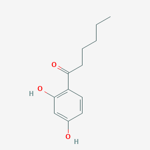 molecular formula C12H16O3 B186330 4-己酰间苯二酚 CAS No. 3144-54-5