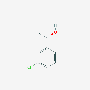 molecular formula C9H11ClO B186332 (1S)-1-(3-chlorophenyl)propan-1-ol CAS No. 172748-80-0