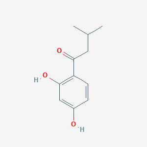 molecular formula C11H14O3 B186333 1-(2,4-Dihydroxyphenyl)-3-methylbutan-1-one CAS No. 15116-14-0