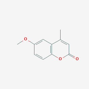 molecular formula C11H10O3 B186335 6-甲氧基-4-甲基香豆素 CAS No. 6295-35-8