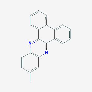 molecular formula C21H14N2 B186336 11-Methyldibenzo[a,c]phenazine CAS No. 4559-60-8