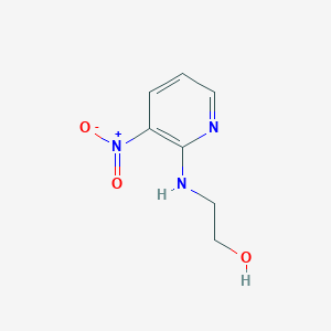 molecular formula C7H9N3O3 B186337 2-[(3-Nitro-2-pyridinyl)amino]ethanol CAS No. 50798-38-4