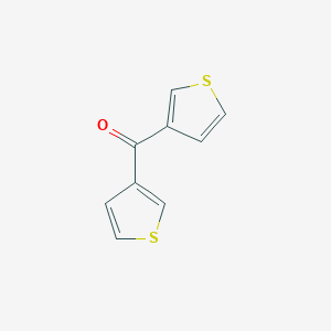 molecular formula C9H6OS2 B186338 Di(thiophen-3-yl)methanone CAS No. 26453-81-6