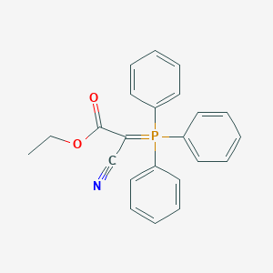 molecular formula C23H20NO2P B186339 Ethyl cyano(triphenylphosphoranylidene)acetate CAS No. 13504-72-8