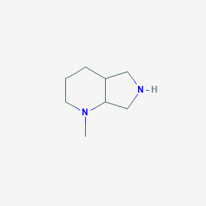 molecular formula C8H16N2 B186340 1-Methyloctahydropyrrolo[3,4-b]pyridine CAS No. 128740-18-1